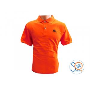 Polo class en coton pour homme - couleur orange - BO0019