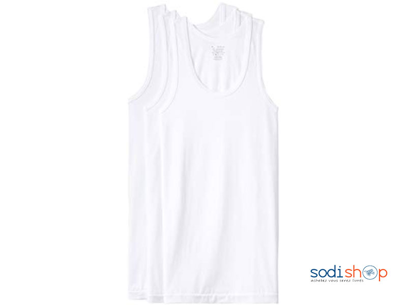 Débardeur en coton 3 pièces pour homme Taille L – Image 3
