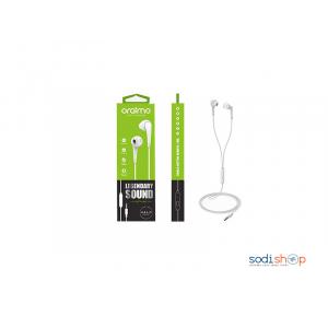 Ecouteurs Oraimo OEP-E22 oreillettes audio intra-auriculaires - son HD avec micro BD00167