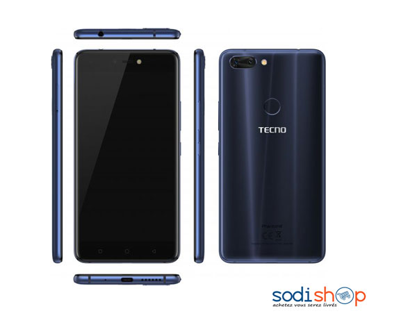 Téléphone Portable Smartphone Tecno phantom 8/ax8 64GB ecran 5.7 Android 7 Camera 13MP DJ0017