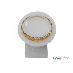 Bracelet strass en doré plaque or