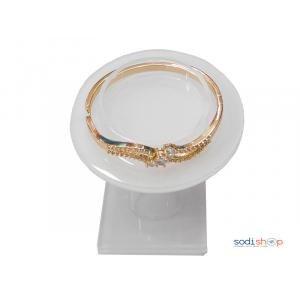 Bracelet Pour Femme doré +pierre blanc Simple