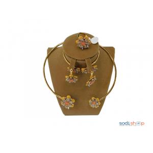 Ensemble de Bijoux classe+ 2 boucle d'oreille - plaqué or