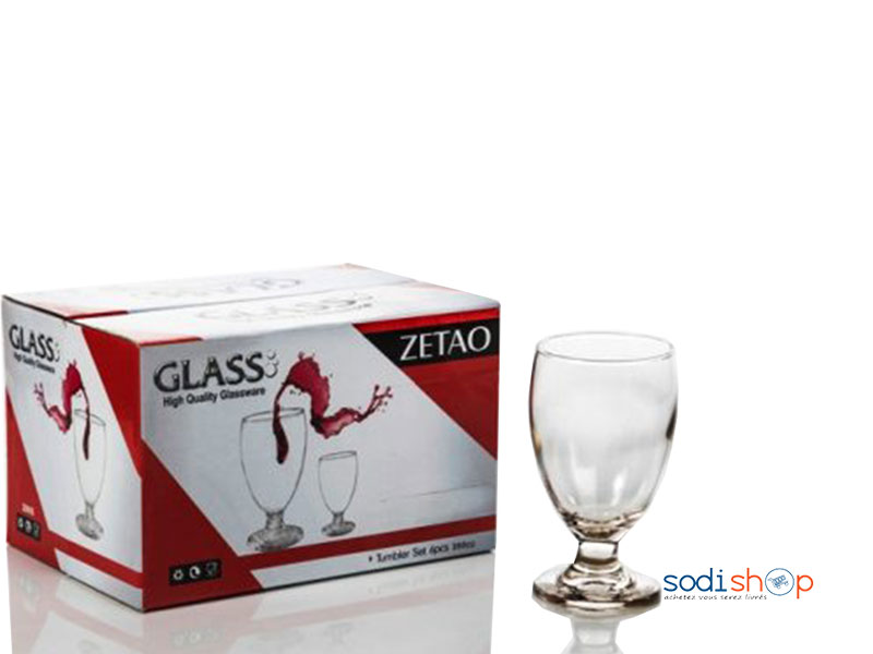 Verre glass Zetao 6PC 225CC EH0020