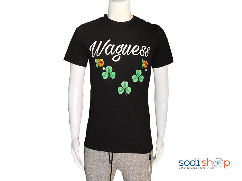 Habit pour homme T-Shirt Waguess Noir WA0021