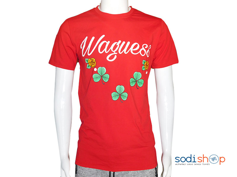 Habit pour homme T-Shirt Waguess Rouge WA0021
