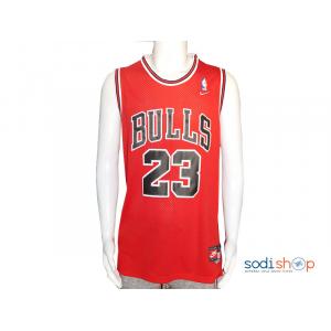 Maillot Michael Jordan # 23 Chicago Bulls Short Rouge WA0021