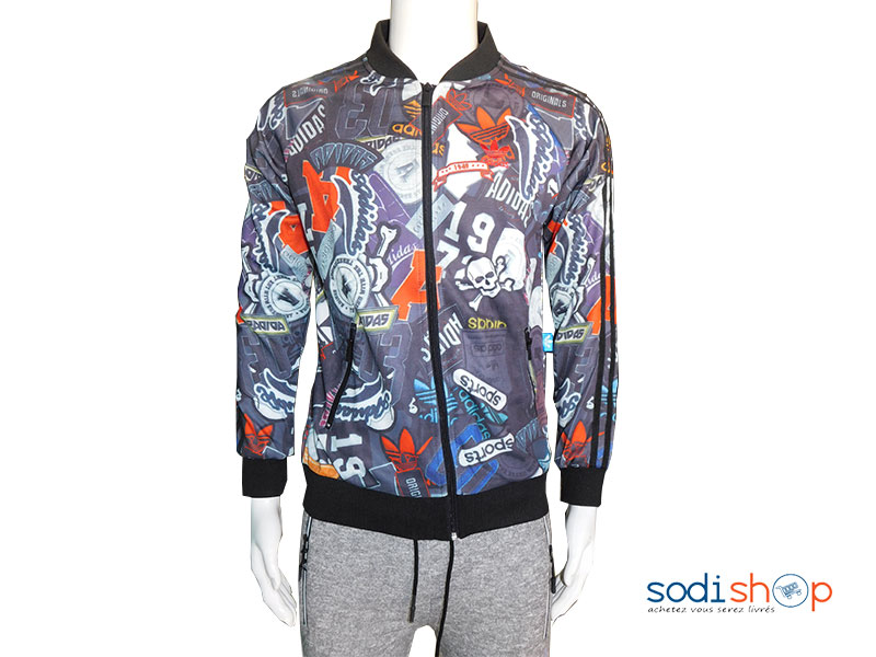 Habit pour homme jacket Adidas Noir blanc WA0021