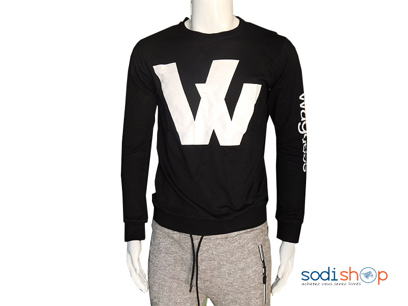 Habit pour homme pull sans chapeau Noir WA0021
