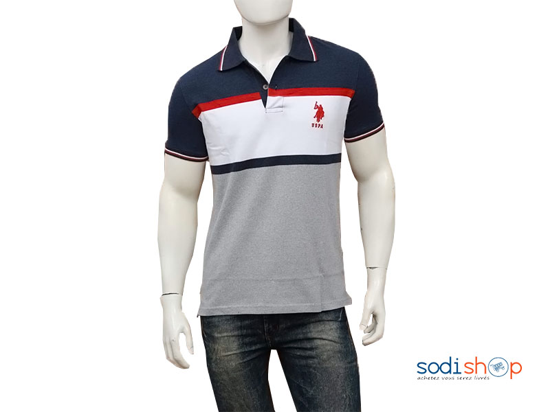 Polo Homme - Manches Courtes - U.S. Polo Assn (USPA) - AB0021