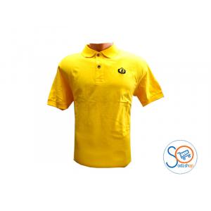 Polo Homme class en coton manches courtes jaune - BO0019