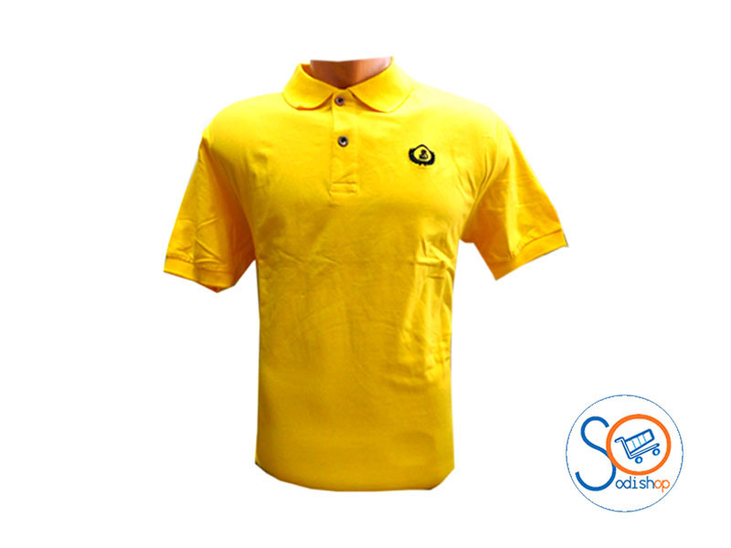 Polo Homme class en coton manches courtes jaune - BO0019