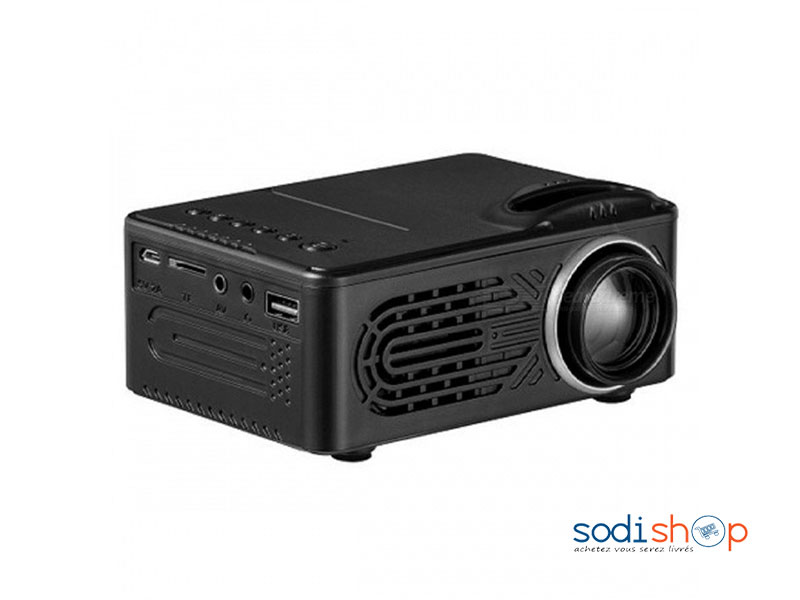 Mini Projecteur Portable Multimédia 1080p pour Photo Musique Film LED RD-814