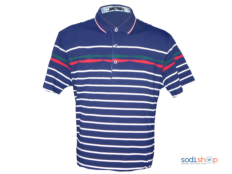 Chemise Manche Courte rayure Multi-couleurs taille: L-XL-XXL