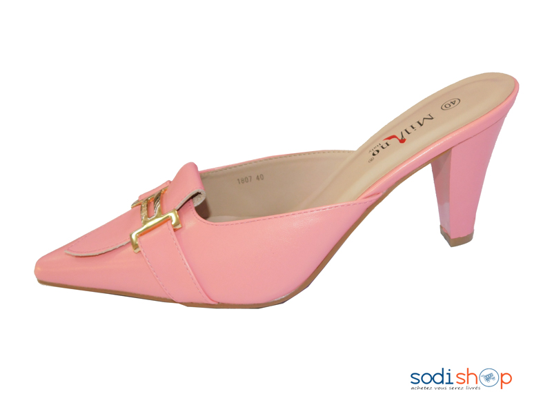 Escarpins à Talon Couleur Beige Pour femme Milano 1807- MI0023 – Image 2