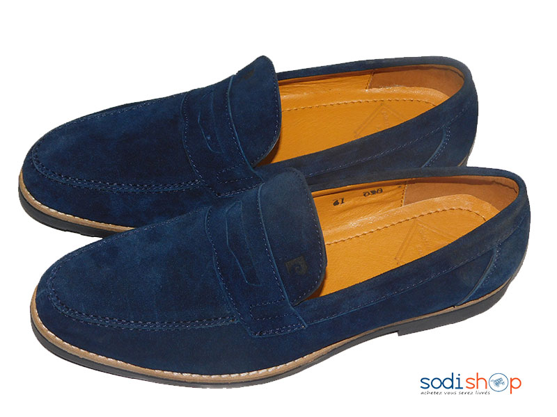 Mocassins Plates Pour Homme Couleur Bleue Foncé PL0034 – Image 4
