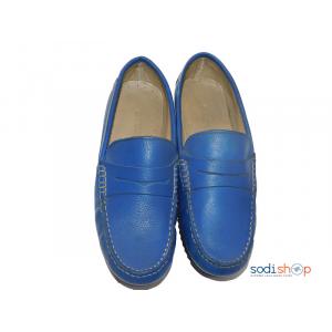 Chaussure Mocassin Couleur Bleue Pour Homme PL0034