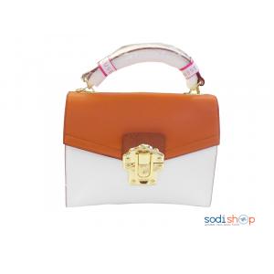 Sac à Main Marron blanc pour Femme Milano 6191 -MI0023