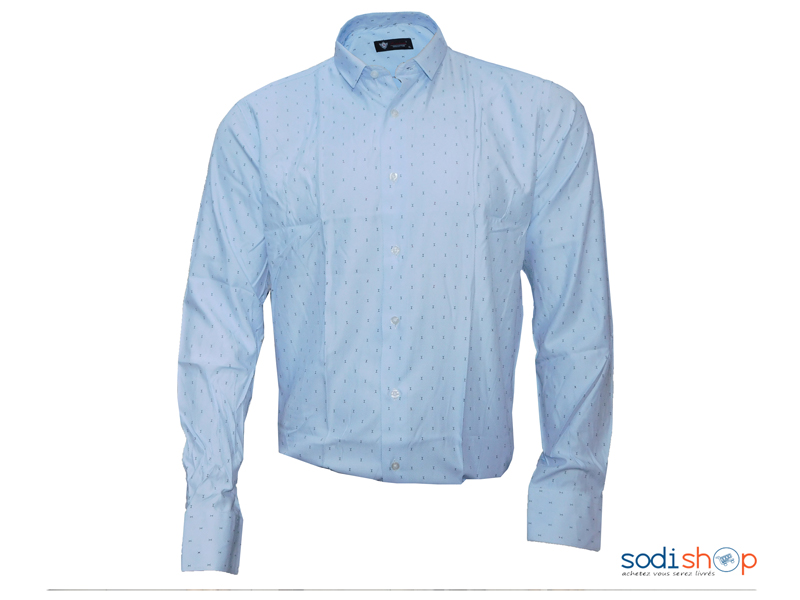 Chemise d’affaire décontractée pour homme