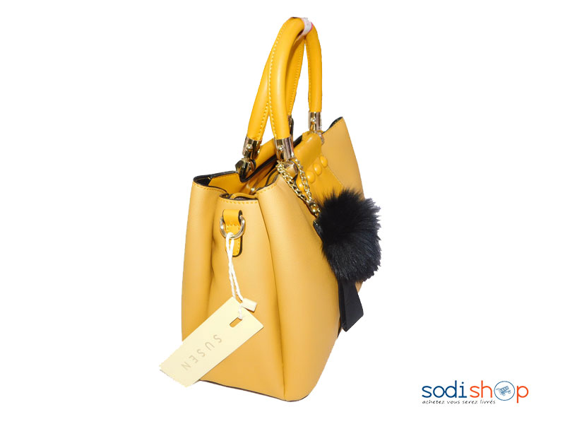 Sac à Main Pour Femme Couleur Jaune Milano 6191-MI0023 – Image 2