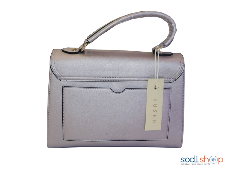 Sac à Main Couleur Gris Argent Milano 2077-MI0023 – Image 2