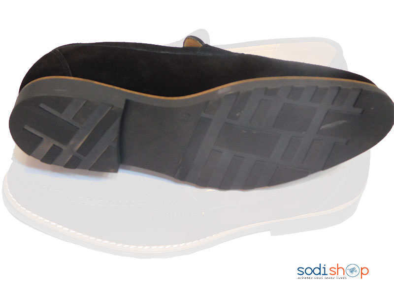 Chaussure Mocassins Pour Homme en Dain Couleur Noire PL0034 – Image 2