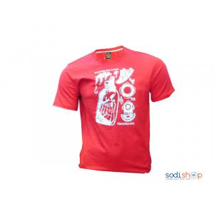 Tee-Shirt pour Homme Couleur Rouge -Coton