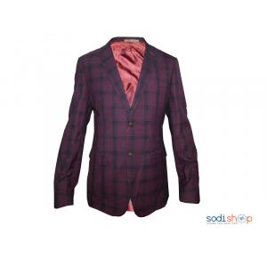Blazer Manche longue 2 boutons + carreaux pour Homme