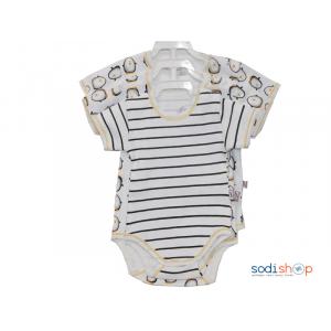 Habits Pour Bébé Combinaison Trois Pièces Couleur Blanche Jaune SY0027