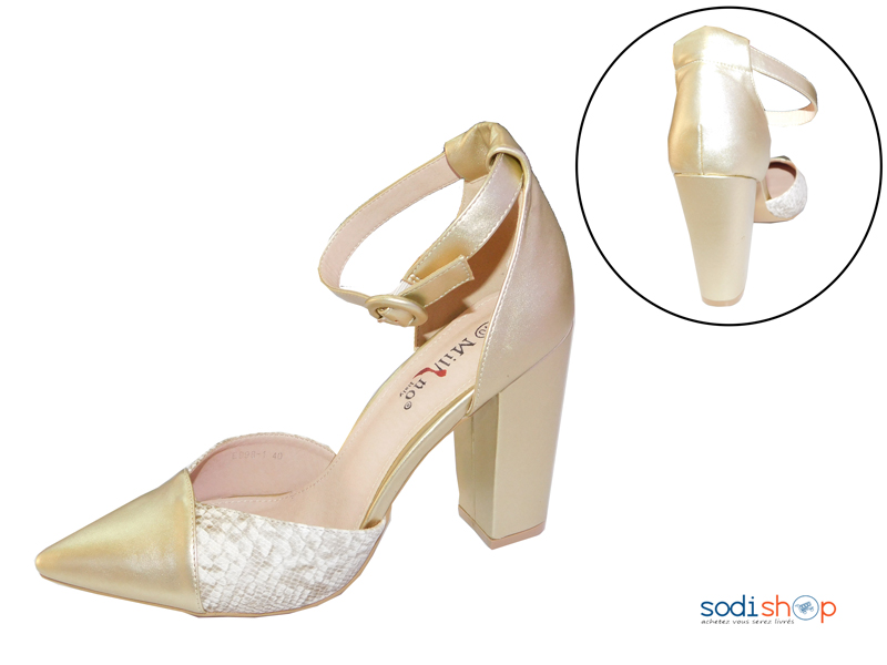Escarpins pour Femme couleur Dorée Argenté 0998-1-MI0023