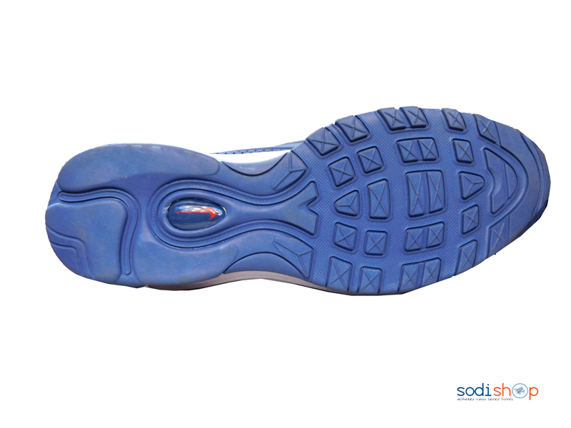 Chaussure Basket Nike Couleur Bleue –Rouge Pour Homme – Image 3