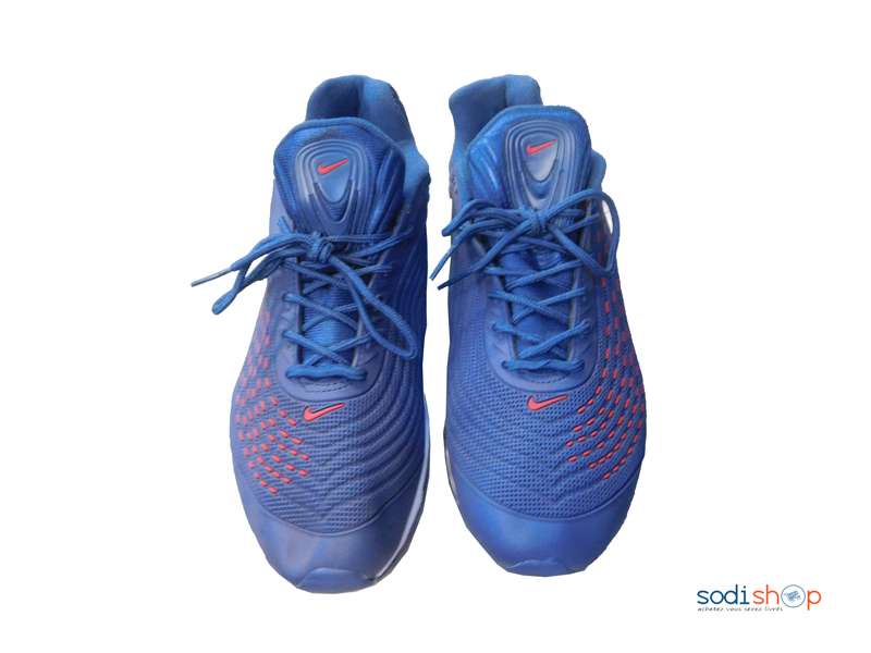 Chaussure Basket Nike Couleur Bleue –Rouge Pour Homme – Image 5