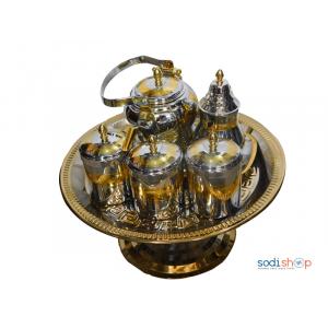 Théière Complet En Inox Et Bronze 7 Pièces MIT0031