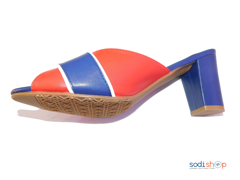 Sandale à Talon pour Femme couleur bleue rouge Milano 0998-3-MI0023 – Image 3