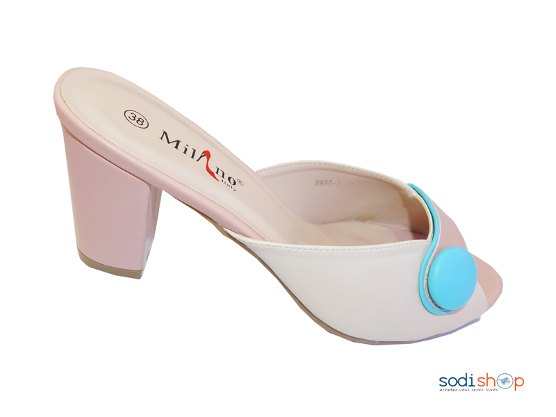 Sandale à Talon Pour Femme couleur beige Milano 0998-3 MI0023 – Image 3