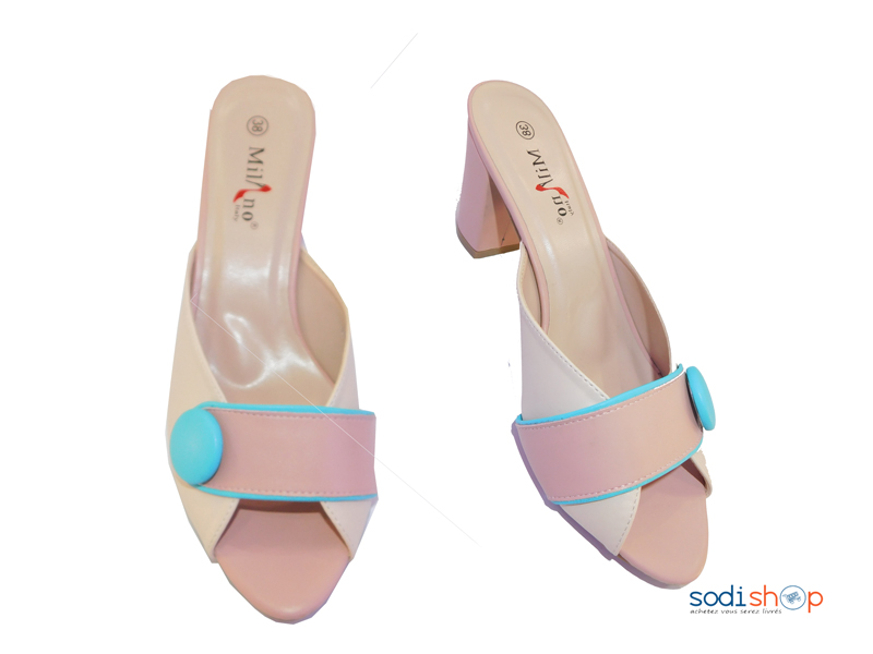 Sandale à Talon Pour Femme couleur beige Milano 0998-3 MI0023 – Image 2