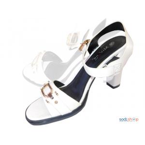 Sandale à talon pour Femme couleur Blanche 512-3 MI0023