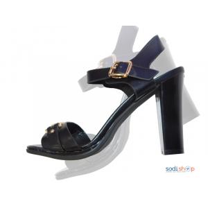 Sandale à talon femme couleur Noir perle bride Milano 512-3-MI0023