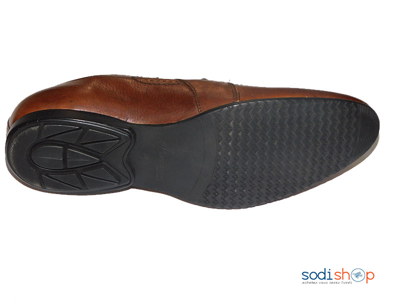 Soulier en Cuir Pour Homme Couleur Marron PL0034 – Image 2