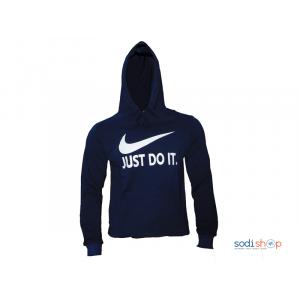 Sweat à Capuche Nike Manche Longue Couleur Bleue Foncé