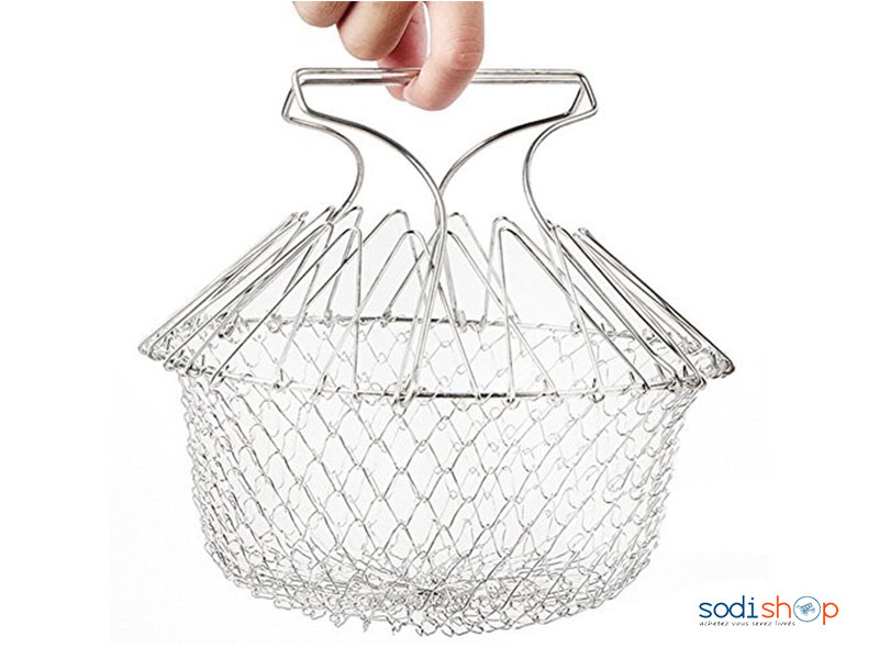 Panier de Cuisson Pliant en Acier Inoxydable Multifonction DRA0024 – Image 2