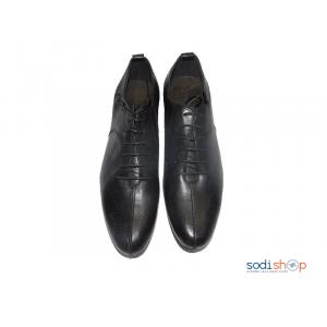 Soulier en Cuir Couleur Noir à Lacet Pour Homme PL0034
