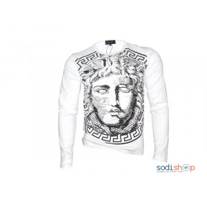 Body Tee-Shirt à Manche Longue Col Rond Couleur Blanche