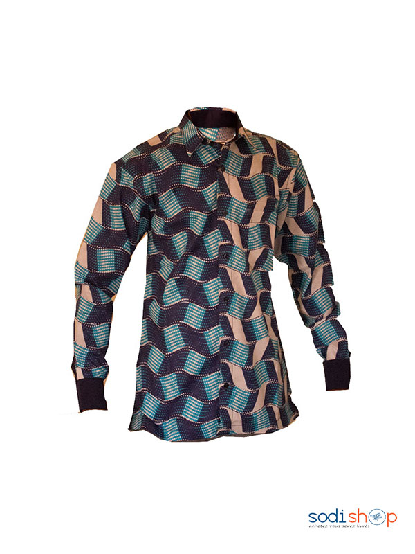 Chemise Homme en Woodin - Manches longues Taille M MJ0022