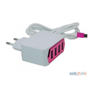 Chargeur FIFO XML-888 100-240V-50/60Hz 5V-2.1 Amax 2 (4têtes)