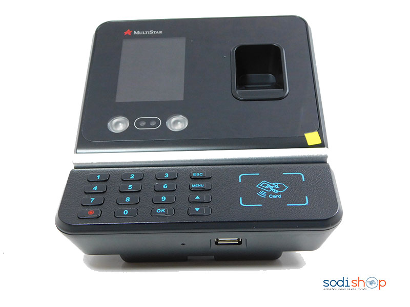Système de gestion de présence employé avec reconnaissance faciale et empreinte digital Multistar V620 – Image 2