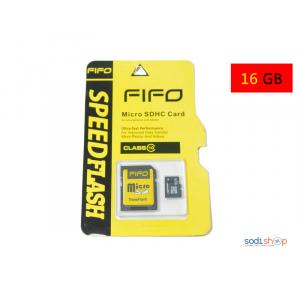 Carte mémoire micro SD FIFO 16 Go pour téléphone et Tablettes avec Adaptateur DIA00169