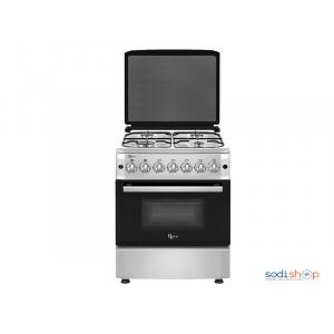 Cuisinière à Gaz 4 Feux Roch 50×50 Inox -RGC-50