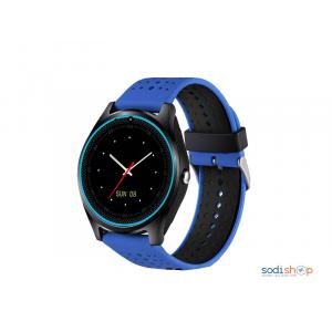 Smart Watch, Montre intelligente connectée S009-N2 detachable - bleue - Noir