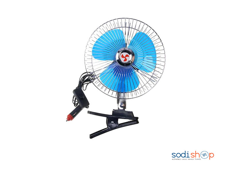 Mini Ventilateur Oscillant Fan Pour Automobile 12V MIT0031 – Image 2